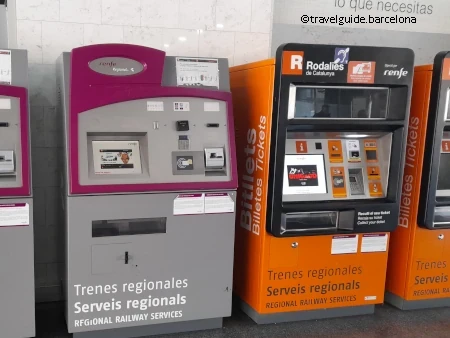 Ticket train vending machine